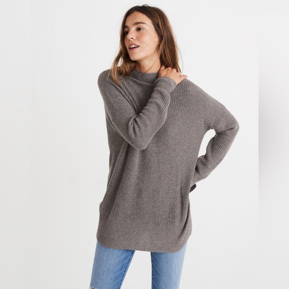 Madewell mockneck sweater tunic. - Picture 1 of 6
